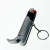 Cowboy Boot Lighter Case and Bottle Opener Keychain Ring For