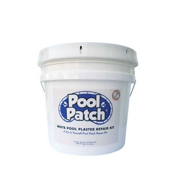 Pool Patch Pool Patch White Pool Plaster Repair Kit, 25-Pound,