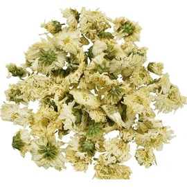 NY Spice Shop Chrysanthemum Flowers Whole - 4 Ounce Dried Yellow Chrysanthemum Buds for Tea Herbal Blends and Cooking - Natural Floral Botanical Ingredient