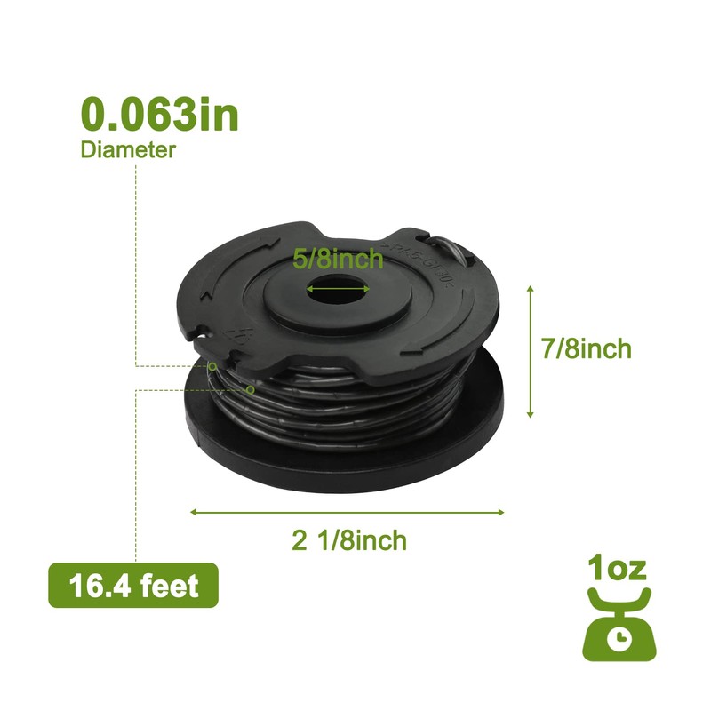 WORKPRO String Trimmer Replacement Line for 20V Cordless String Trimmer/Edger,