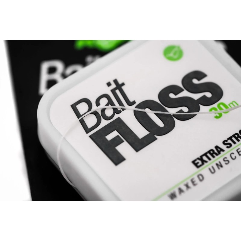 Korda Bait Floss - Extra Strong, Waxed, 50m Spool, Perfect