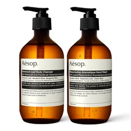 Aesop Resurrection Aromatique Hand Soap, Geranium Leaf Body Wash| Paraben, Cruelty-free & Vegan | 16.9 oz