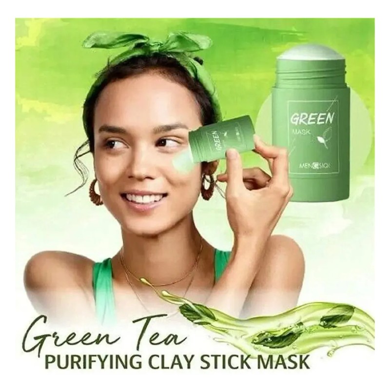 / Mascarilla Purificadora De Arcilla En Barra De Té Verde