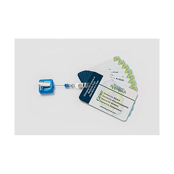 Teepa Snow Dementia Care Partner Skill Cards with Clip Holder - A Handy Information Recall Tool for PAC-Trained Professional Care Partners Like Nurses and CNAS