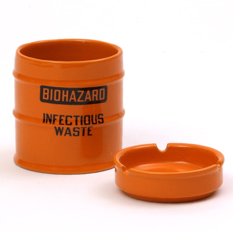 Airyusha Ashtray/Smoking Goods Orange 3.5 x 3.5 x Height 4.3