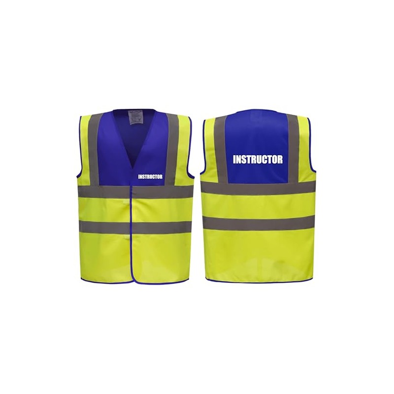 Brook Hi Vis Premium Two Tone Safety Vest - INSTRUCTOR