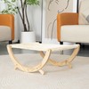 Wooden Cat Hammock Foldable Antislip Easy To Assemble Elevated Pet