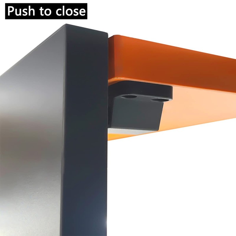 Self-Closing Push to Open Door Latch Cabinet Hardware CBRIVE 2