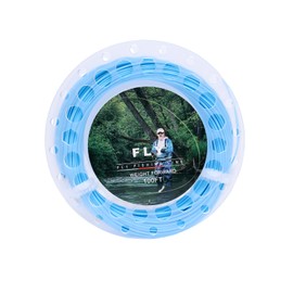 Floating Fly Fishing Line with 2 Welded Loops, Weight Forward Floating Fly Line, 100FT，4F Freshwater Saltwater Fly Fishing Line(Blue)