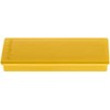 magnetoplan 1665102 Rectangular Magnet, Yellow