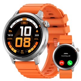 KOSPET Smart Watch for Women 1.43" AMOLED Smartwatch with 175+ Sport Modes, 25 Days Battery, IP68 Waterproof, 24/7 Heart Rate & Sleep Monitor, Bluetooth Call (Answer/Make), Silver