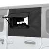 JOYTUTUS Rear Wrangler Side Window Sun Shade Rain Cover Camping