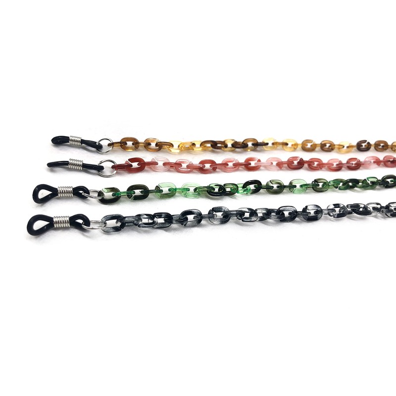 GoOptical Mottle Fade Acrylic Glasses Chain Eyewear Holder 8mm x
