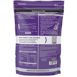 C8 MCT Powder, 4 x Ketones vs Other MCTs, 0 g Carbohydrates, 500 g