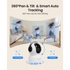 AKINGUAR Wifi Camera, 4K 8MP Pet Camera Indoor Camera for
