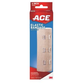 3M ACE Cotton-Polyest<wbr/>er Bandage Beige NonSterile 6 Inch X 5-1/3 Foot 1 Ct