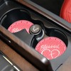 NYTKL 2PCS Car Cup Holder Coaster, 2.76 Inch PVC Anti