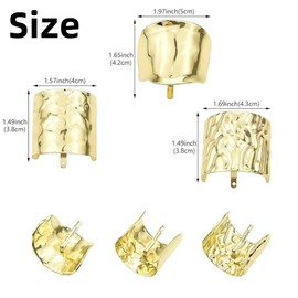 3 Pcs Ponytail Holder,Hair Clips, Lava High Ponytail Buckle Headwear, Hair Cuff,Metal Dress up Hair Ring for Long Hair, Horsetail Hair Ties, Ponytail Hair Bands, Decorative Accessories for Women (Gold)