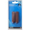 Hardware Essentials 851338 Floor Door Stops Wedges Brown 3" -