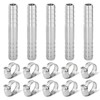 ERGAOBOY 5 Pieces 6mm Stainless Steel Straight Hose Nozzle, 2