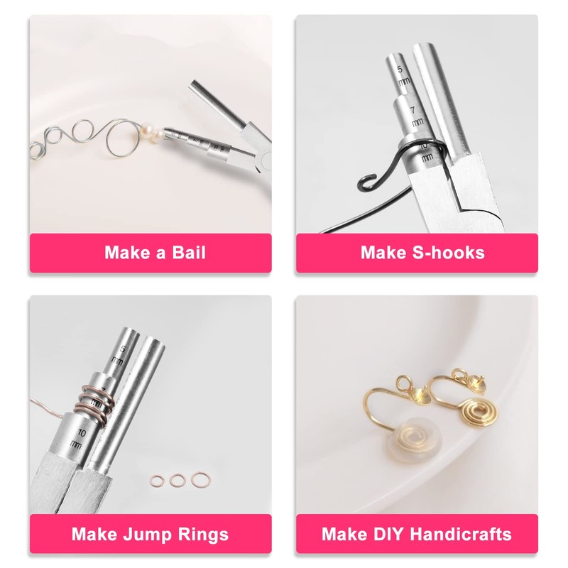 LEONTOOL Ironing Making Pliers with 3 Steps Wire Loop Pliers