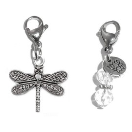 Clip On Charm, Build Your Own Bracelet, Bag, Purse, Handbag, Message, Inspirational, Keychain, Zipper Pull, Jewelry, Metal