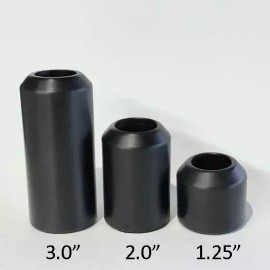 BungKing Replacement Delrin Crash Bar Slider End, 1.25" long with bolt