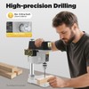 HAPPCUCOE 340W Mini Bench Drill Press,50Hz Corded Mini Table Drill,