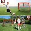 BaseGoal Kids Portable Soccer Goals for Backyard, 5x4ft,Easy Set up