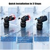 3 Pin IP68 Waterproof M20 Right Angle Aviation Connector 20A