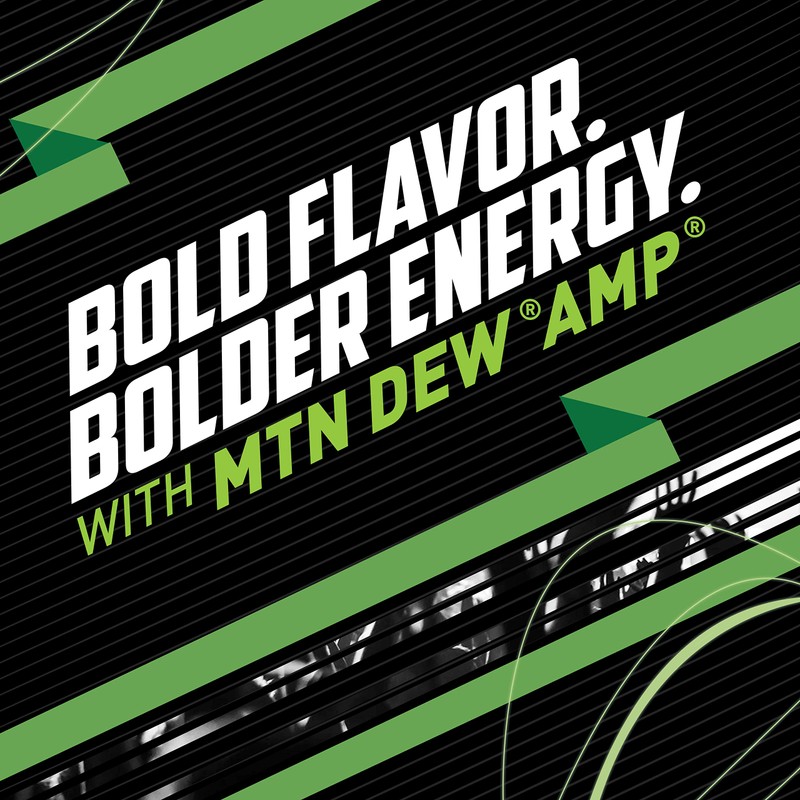 Mtn Dew AMP Energy, Original, Energy Drink with Caffeine, B