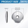 uxcell 200Pcs 7/32" x 1" Sealing Washers, Zinc-Plated Carbon Steel