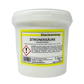 DIACLEANSHOP Zitronensäure Pulver 1kg - Lebensmittelqualität E330