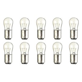 CEC Industries #6S6 DC 24V Bulbs, 24 V, 6 W, BA15d Base, S-6 Shape (Box of 10)