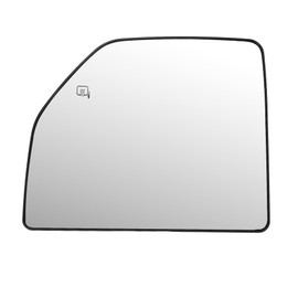 Left Side Towing Mirror Glass Upper Heated Mirror Glass with Rear Holder No.FL3Z17K707Q for Ford F250 F350 Super Duty 2017-2022 Exterior Mirror