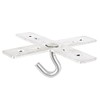 uxcell Cross Design Base Metal Ceiling Fan Fixture Mount Hook