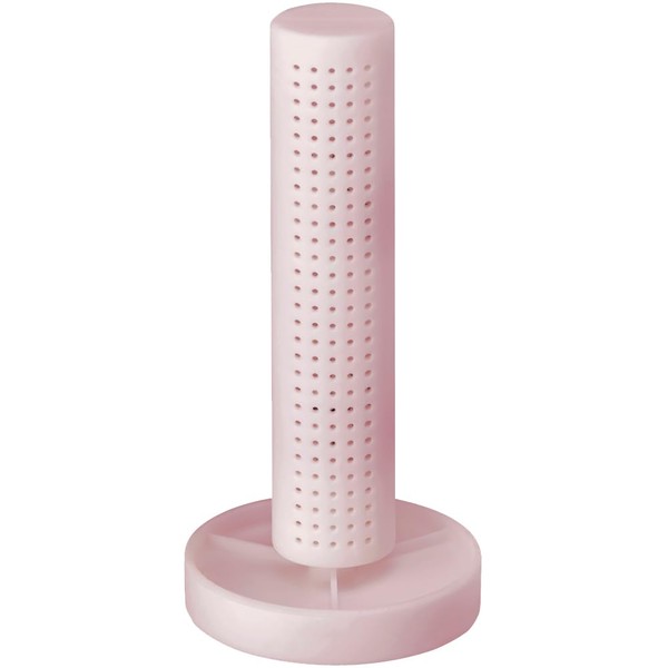 Anesty HO2005 Diatomaceous Earth, Stainless Steel Bottle Dryer, Pink, Gray, Approx. Width 2.4 x Depth 2.4 x Height 4.9 inches (6 x 6 x 12.4 cm), S Size, Antibacterial Treatment, 2-Way Drying,