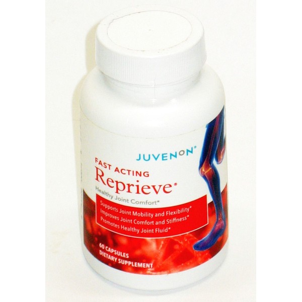 Juvenon Reprieve 60 Caps Fast-Acting Supplement Joint Pain Relief Solution