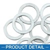 A ABSOPRO Copper Crush Washers Flat Sealing Gaskets Rings 16mm