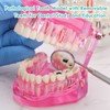 LVCHEN Transparent Dental Implant Teeth Model - Transparent Disease Teeth