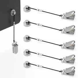 Ant Mag Magnets Clips for Hanging Metal Clips Biting Design with Strings Perfect for Gloves Towels Hats Organization，Magnetic Clip for Fridge Locker Grill Indoor Outdoor Use 6 Pack