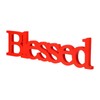 Qianly Blessed Letter Table Sign Blessed Standing Letter Thanksgiving Sign