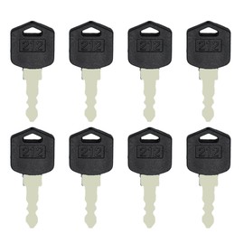 Newyuan Pack of 8 Forklift 212 Ignition Keys Compatible with Doosan Compatible with Daewoo D25 D35 G25 G35 Forklift Compatible with Mitsubishi Forklift