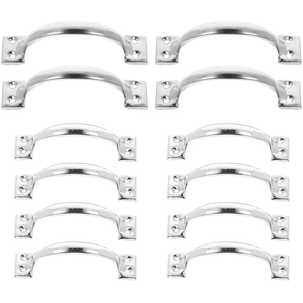 com-four® 12-Piece Cabinet and Drawers Door Handle Set Metal for