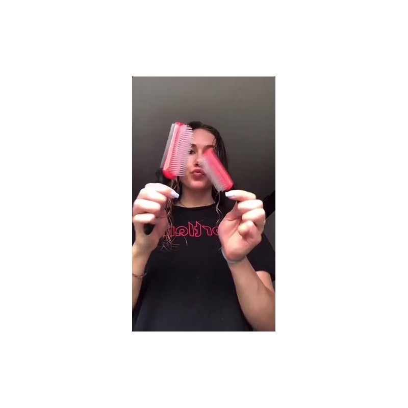 Kit 9pz Peine De Masaje De Pulpo Adecuado Para Cabello