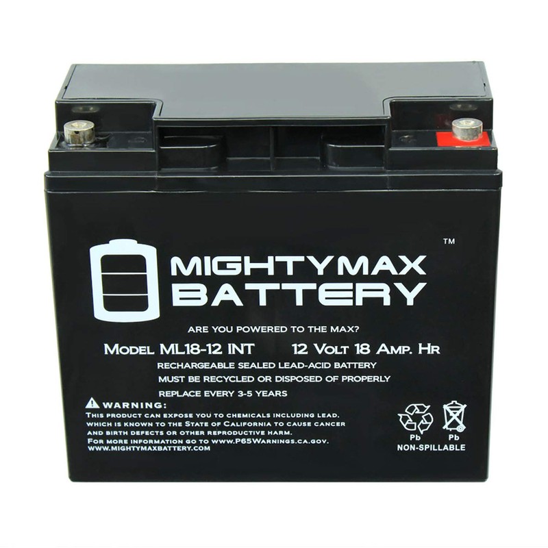 12V 18AH SLA Internal Thread Battery for Boosterpac ES5000