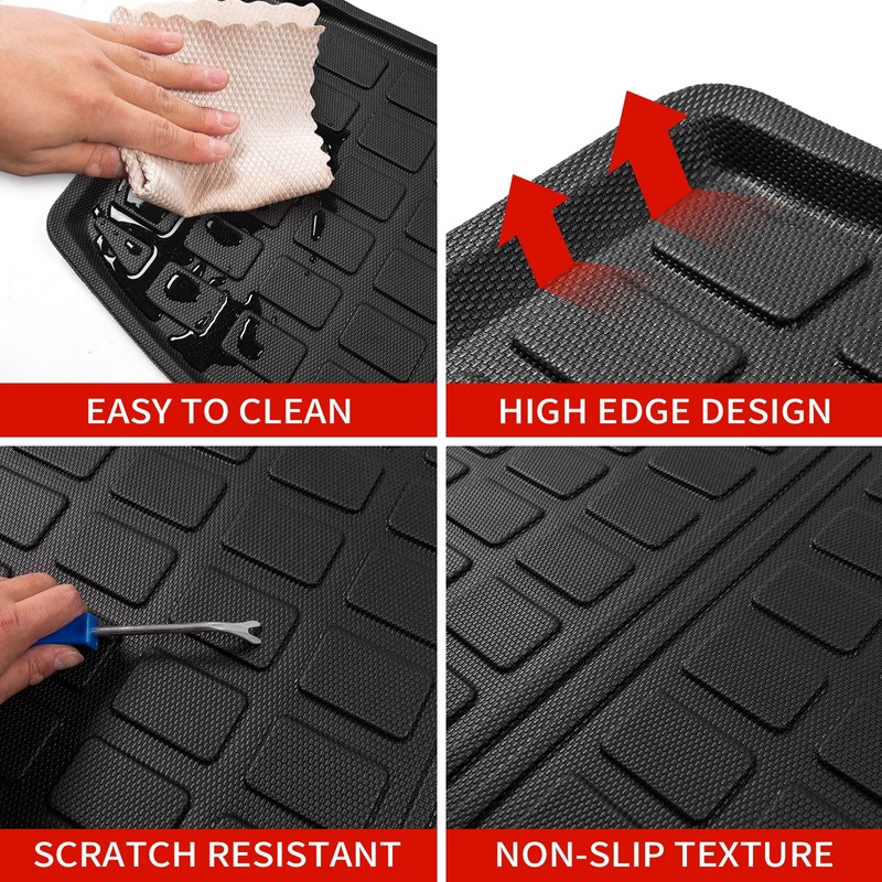 Thinzyou Cargo Mat Compatible with 2020-2025 2026 Ford Explorer Trunk