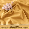 Moonlight Bedding Double Fitted Sheet - 25cm Deep Pockets Ultra