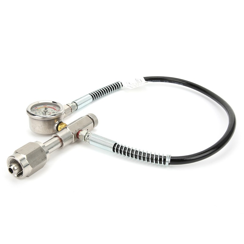 Outdoor Stainless Steel 347 Hex Gauge Valve High Pressure Black