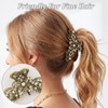 2PCS Rhinestone Hair Claw Clips for Women Fancy Claw Clips